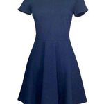 Diane Von Furstenberg Diane Von Furstenburg Women’s Size 6 Navy Blue Fit and Flare Ivana Dress Photo 0