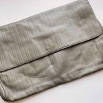 Perry Ellis  • Grey Stripe Flap Handbag Photo 1