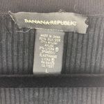 Banana Republic Cardigan Black Ribbed Button Front V Neck Cardigan Sweater Sz L Photo 8