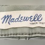 Madewell High Riser Crop 10” Women’s Size 26 Sage Green Cotton Blend Denim Jeans Photo 5