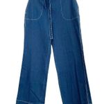 Modcloth NWOT Wide Leg Tie Details Pant Jeans Photo 2