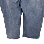 NYDJ  Brigitte High Waist Wide Leg Capri Jeans size 22W in Corfu Blue NWT Raw Hem Photo 6