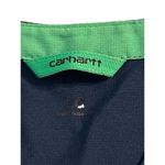 Carhartt Force Scrub Top Women's Navy blue with green Size Large Photo 3