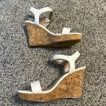 Charles by Charles David White & Cork Sandals, Size 7M, Like New Photo 4