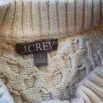 J.Crew Cable-Knit Crewneck Sweater Ivory Small Photo 2