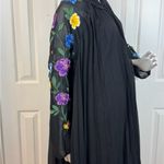 ASOS DESIGN pleated midi shirt dress embroidered sleeves in black S 18. E58 Photo 8