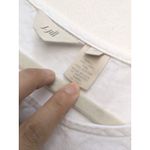 J.Jill  Women's Blouse Tunic Long Sleeve Made In USA Linen Cotton White Top Sz M Photo 8