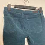 AG Adriano Goldschmied  The Legging Skinny Teal Corduroy Jeans Photo 7