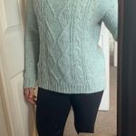 The Limited Blue Oversized Knit Sweater Photo 0