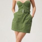Nasty Gal  Twill Bandeau Mini Dress, BRAND NEW, Size 6, $88 Photo 2