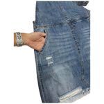 Arizona New  Overalls Jumper Wiskering Y2K 90s Dress Denim Jean Blue S Photo 9