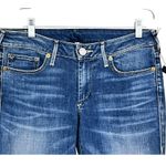 True Religion NWT Karlie Low Rise Bell Bottom Denim Jeans Size 30 Embroidered Photo 2
