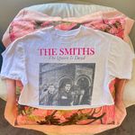 the smiths band tee crop top tshirt White Size L Photo 3