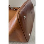Heshe Women’s Genuine Cognac Cowhide Leather Large Purse READ Photo 7
