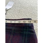 English Factory  Blue Tartan Plaid White Cotton Combo Midi Skirt Womens Size M* Photo 10