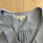 Tahari  ASL Women's Baby Blue Sleeveless Blouse Size XL Photo 2