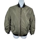 BNCI Olive Green Bomber Jacket Size Small Photo 13