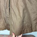 Vtg Bromleigh Womens Puffer Jacket Fur Collar Sz S/M Longline Tan Photo 12