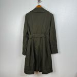 BCBGMAXAZRIA  Olive Green Trench Style Coat Size Medium Photo 1