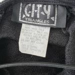 City Triangles Vintage Made In USA black Sparkle Cowl Neck 90s Y2K  Formal dress Photo 4