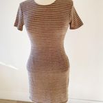 Privacy Please  Adele Mini Dress Velvet Hazelnut | Small Photo 0