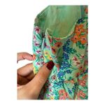 J.Crew  Shirt Women 6 Green Floral Tie Back Tank‎ Top Cami NWT Boho Cottagecore Photo 7