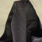 Aerie {M} NWT  Shine Rib One Shoulder Full Coverage One Piece Swimsuit In Black Photo 4