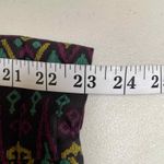 Surya Blazer Jacket Womens Medium Black Purple Rayon Aztec Print Vintage 80s Photo 9