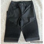 Hammer Jeans  Skinny Moto Coated Black Faux Leather Pants 3 Gorpcore Streetwear Photo 13