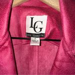 NWT‎ Lena Gabrielle Fringe Leather Jacket Barbie Pink with Grommets Size 2 Photo 6