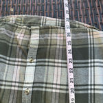 SO  Women's Plaid Button Down Shirt - Pink and Gray Photo 9
