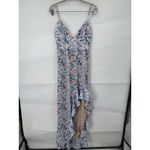 Lovers + Friends  Ahamani Gown Meadow Floral Maxi Dress Women M Blue Whimsical Photo 1