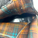 Aquatalia  Snow Boots Winter Weatherproof Suede Zip Front Combat Black Size‎ 7.5 Photo 10