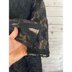 American Vintage handmade black scalloped lace long formal dress size small Photo 10