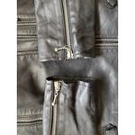 ALLSAINTS $650  Women’s Quilted Lamb Leather Jacket Black ARMSTAD BIKER Size US 4 Photo 5