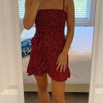 Princess Polly Caesura Mini Dress Wine Photo 0