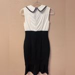 Unique Vintage  NWT Mermaid Trumpet Style Black & White Dress Photo 2