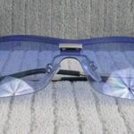 New Divine Eyewear Krista Chrome/Blue Gradient Sunglasses Women's NWT Photo 8