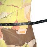 St. John  Silk Watercolor Floral Long Sleeve Faux Wrap Midi Dress 10 Photo 7