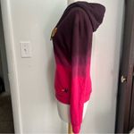 Aviator Nation Dip Dyed Neck Pink Hoodie Sweatshirt Size XS Tribe Patch Ombre Photo 1