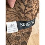 Briggs New York Vintage 80s Briggs Plus Size Brown Tan Maxi Skirt Size 14/16 Photo 5