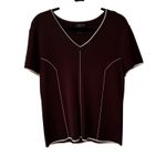 FINITY Women's Brown Knit V Photo 1