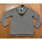 Calvin Klein  houndstooth cowl neck sweater size small Photo 6