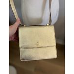 Kate Spade  Gold Crossbody Bag‎ Small Metallic Leather Purse Handbag Photo 3