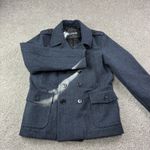 EXPRESS NWT  Womens SP Double Breasted Herringbone Peacoat Blazer Style Jacket Photo 2