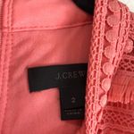 J.Crew Sleeveless Textured Coral Dress Fringe Size 2 fiesta beach wedding guest Photo 4