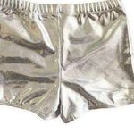 Pizazz Silver Metallic Cheer Dance Pants Briefs Trunks Bloomers Shorts Size M Size M Photo 0