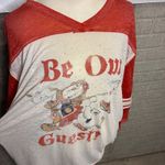 Disney  Beauty‎ and the Beast Be Our Guest Red White Graphic Tee XL Photo 1