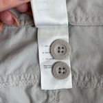 The North Face Womens Khaki Light Grey High Rise Belt Tie Outdoor Cargo Shorts Photo 7