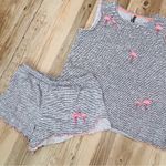 Jaclyn Smith  flamingo two piece pajama set size small Photo 1